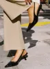 Billini Ayla Pointed Toe Heels Black sold by Princess Polly