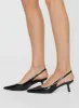Billini Ayla Pointed Toe Heels Black sold by Princess Polly