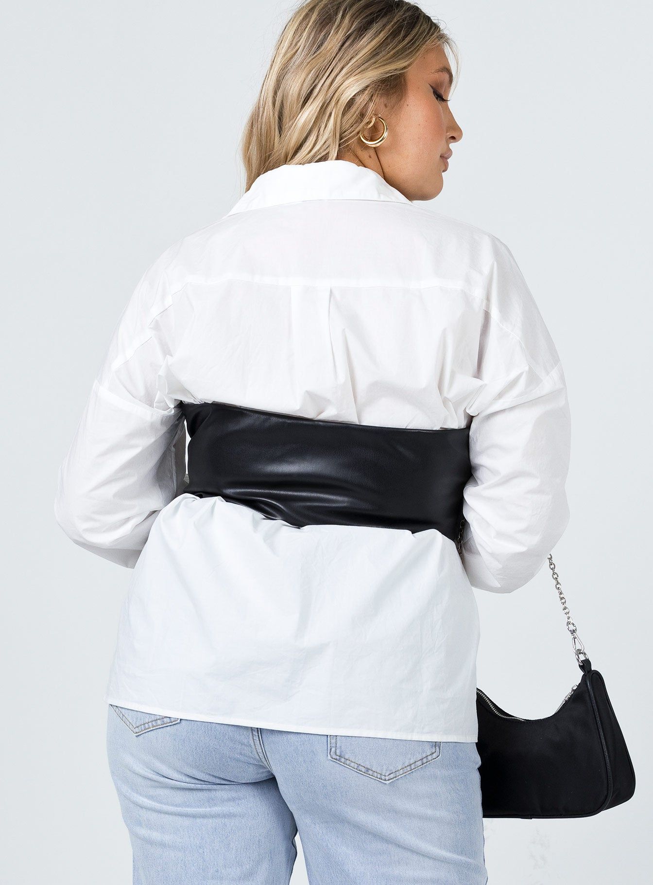 Camilla PU Bustier Black sold by Princess Polly product image thumbnail 5