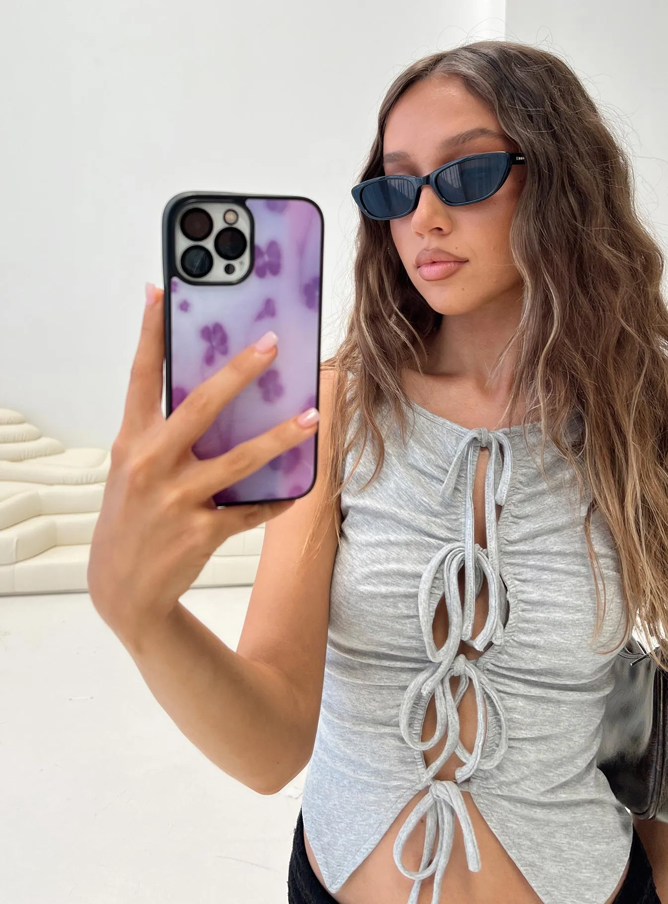 Taila Iphone Case Blurred Floral sold by Princess Polly