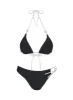 Stellie High Cut Bikini Bottom Black sold by Princess Polly