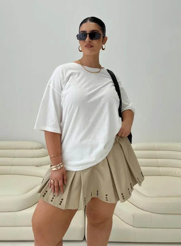 Jamason Tee White Curve sold by Princess Polly
