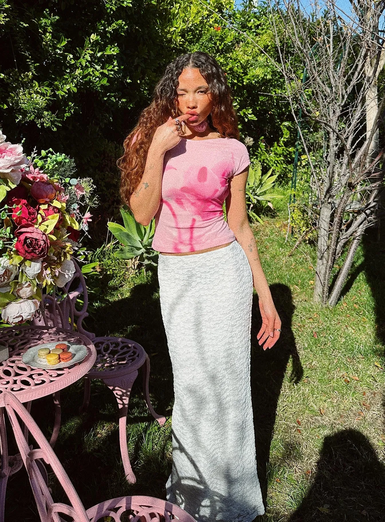 Venices Maxi Skirt Cream sold by Princess Polly product image thumbnail 2