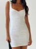 Rachelle Mini Dress White sold by Princess Polly