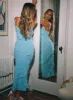 Lars Maxi Dress Turquoise sold by Princess Polly