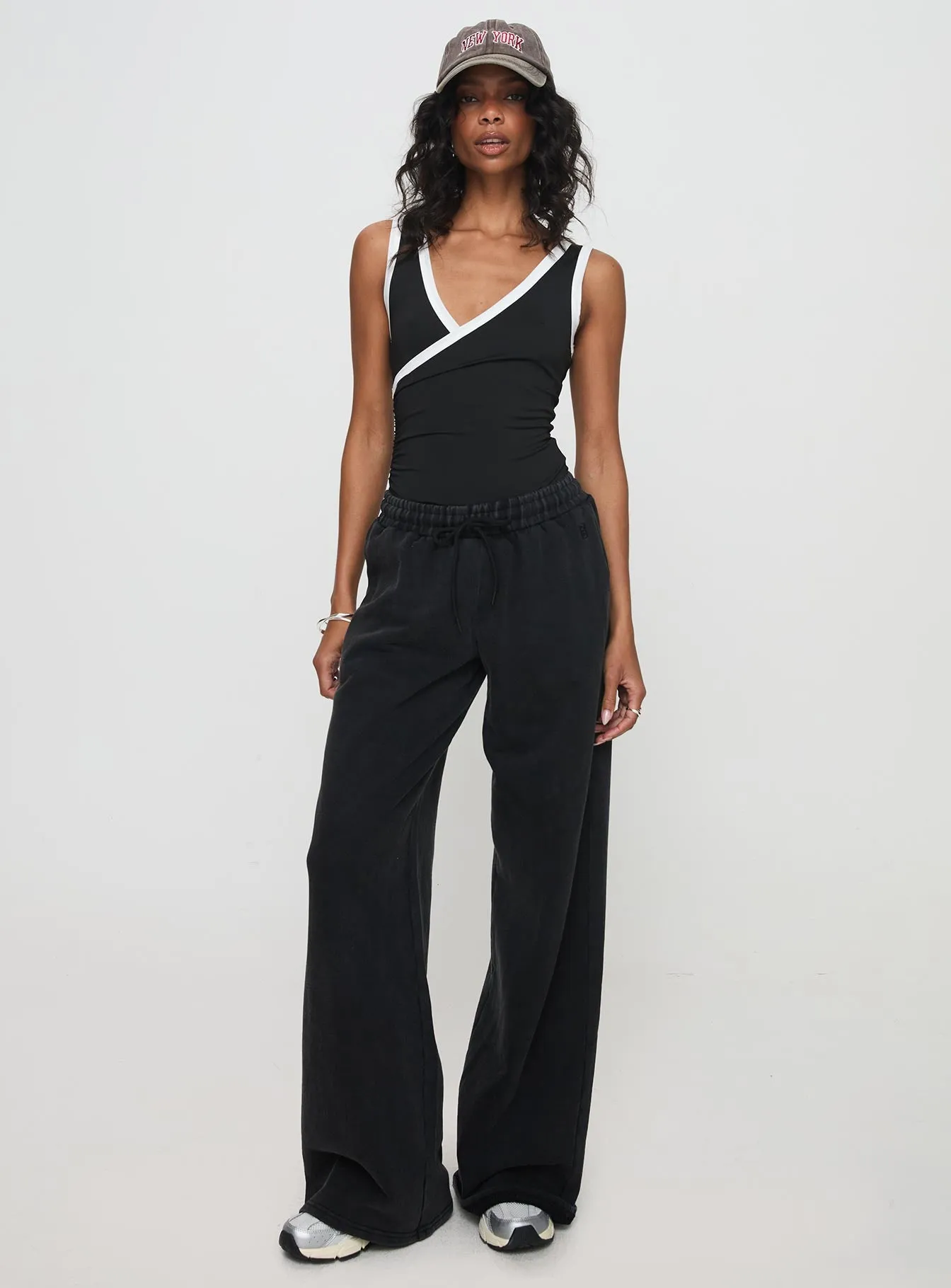 Fiorah Bodysuit Black / White sold by Princess Polly product image thumbnail 3