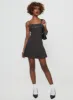 Valletta Mini Dress Slate sold by Princess Polly