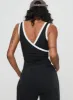 Fiorah Bodysuit Black / White sold by Princess Polly