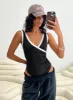 Fiorah Bodysuit Black / White sold by Princess Polly