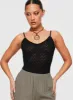 Going For It Knit Bodysuit Black sold by Princess Polly