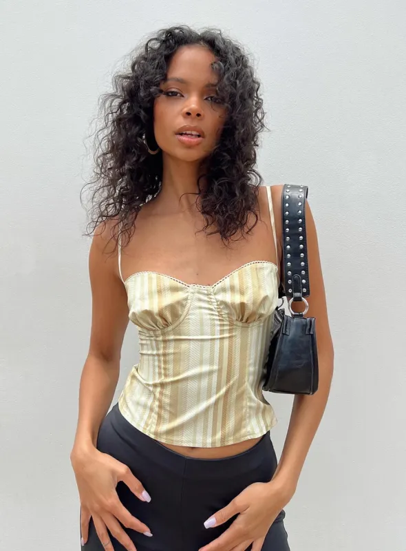 Barrington Top Beige sold by Princess Polly