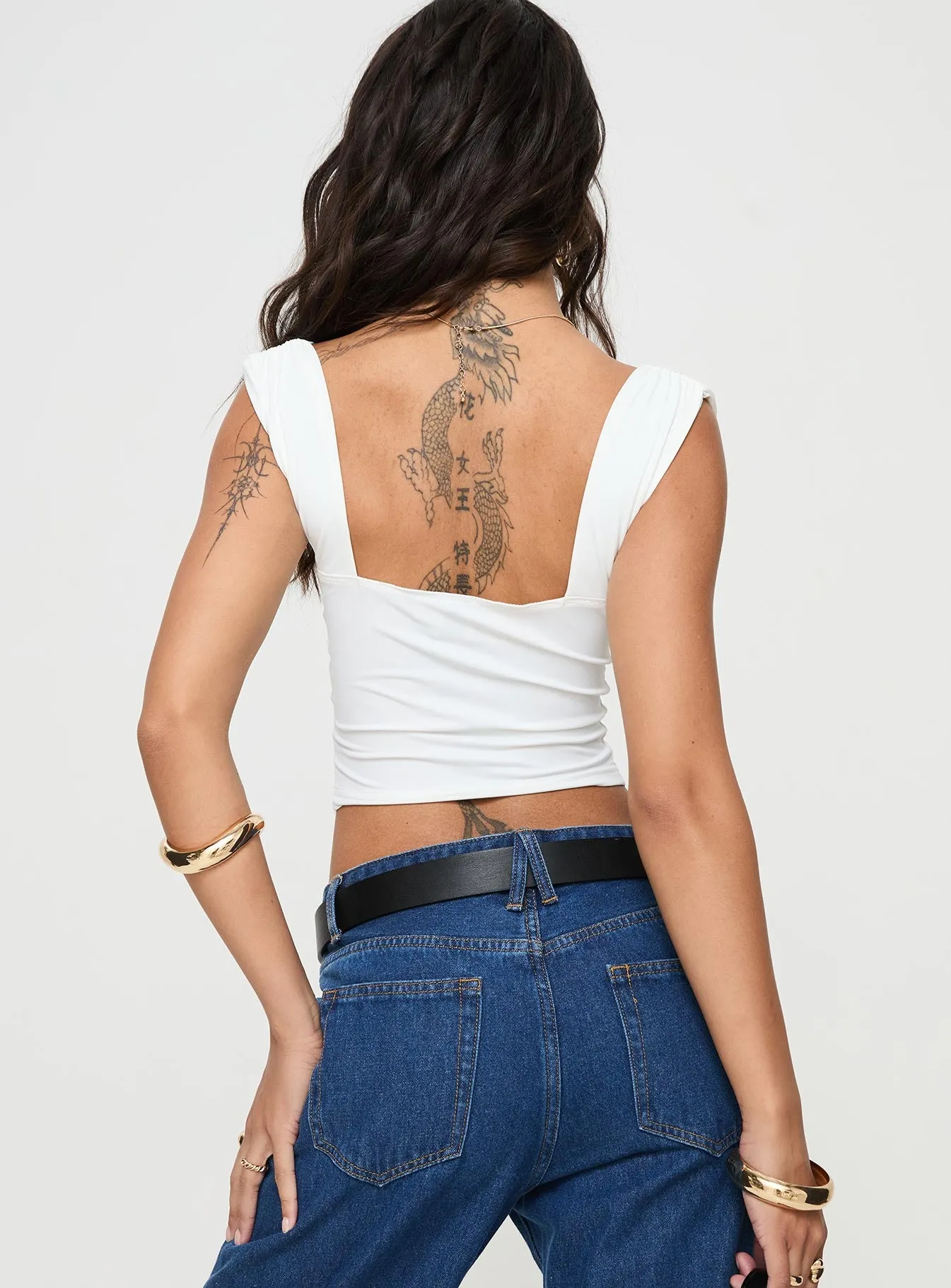 Candyce Top White sold by Princess Polly product image thumbnail 5