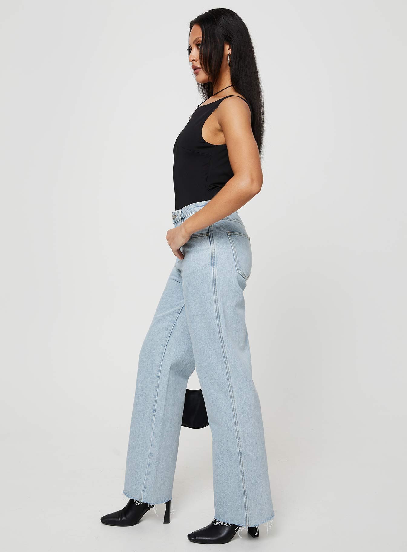 Arlington Straight Leg Denim Jeans Light Wash sold by Princess Polly product image thumbnail 5