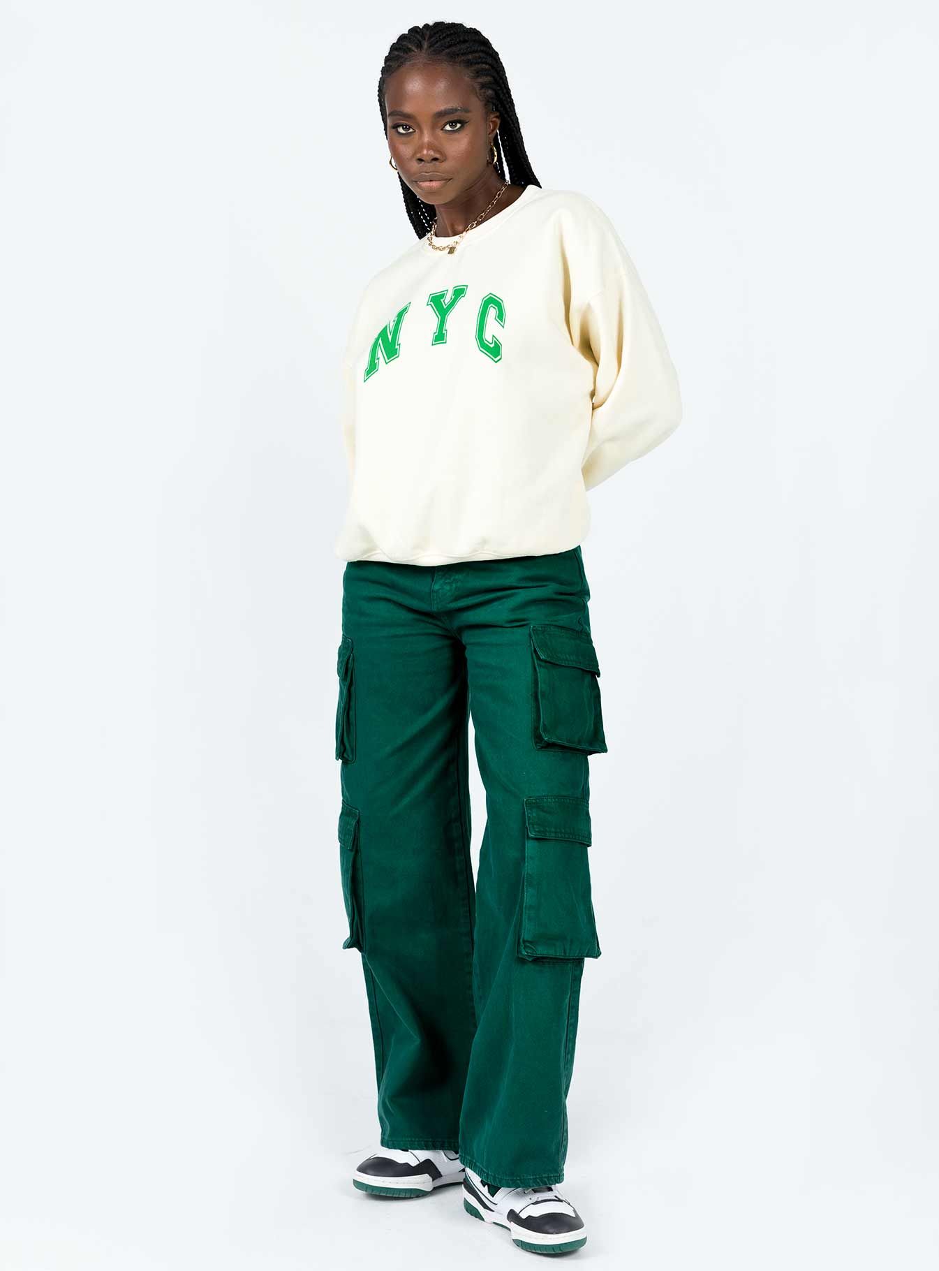 NYC Sweatshirt Beige sold by Princess Polly product image thumbnail 2