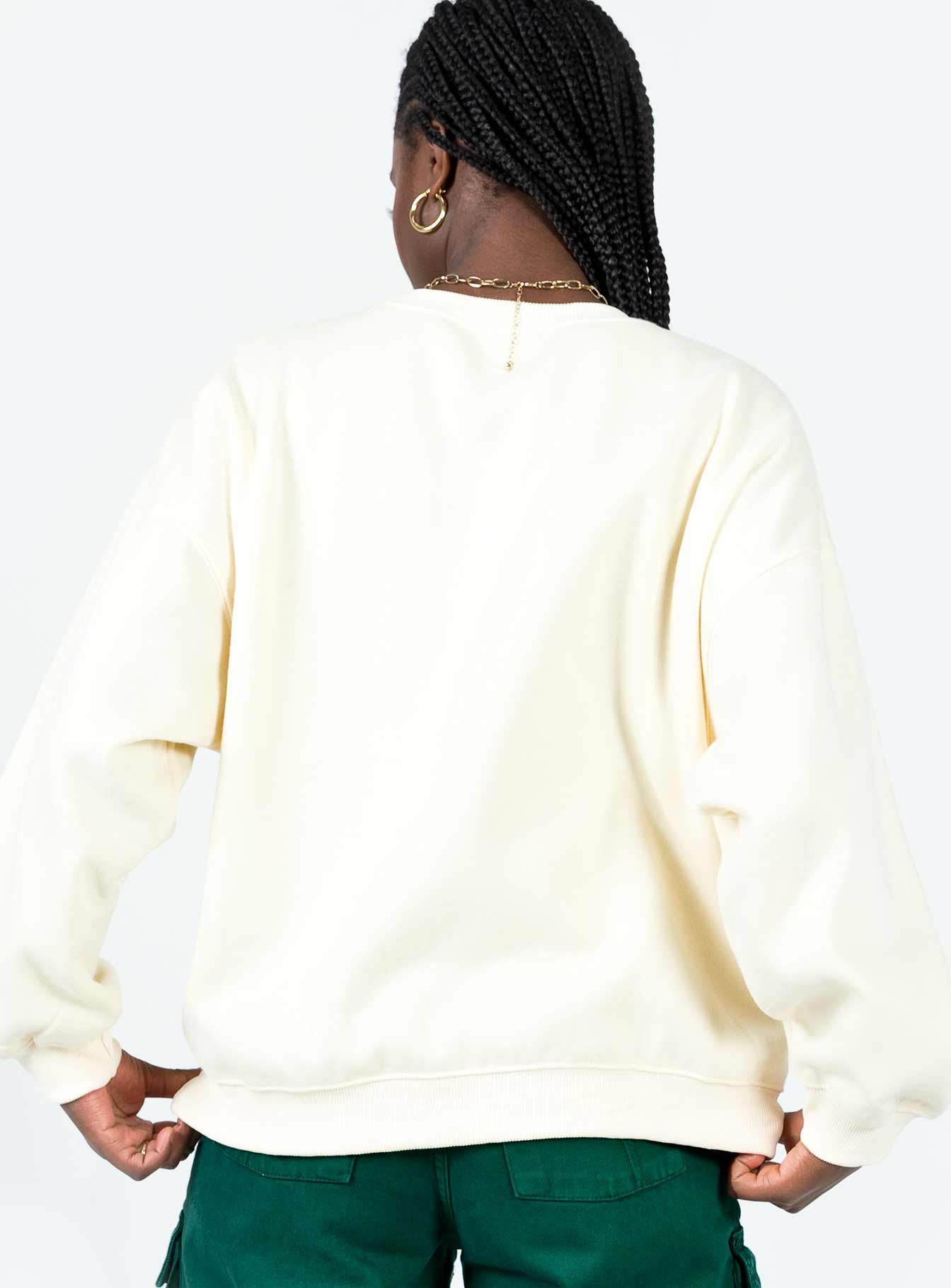 NYC Sweatshirt Beige sold by Princess Polly product image thumbnail 4