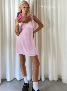 Adori Mini Dress Pink sold by Princess Polly