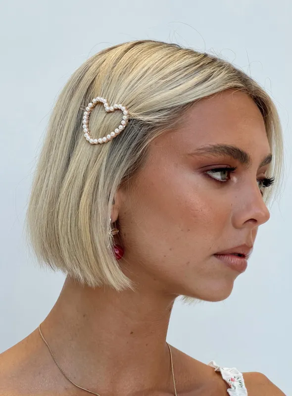 Goodburn Hair Clip Gold sold by Princess Polly