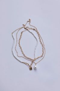 Adina Necklace Gold sold by Princess Polly