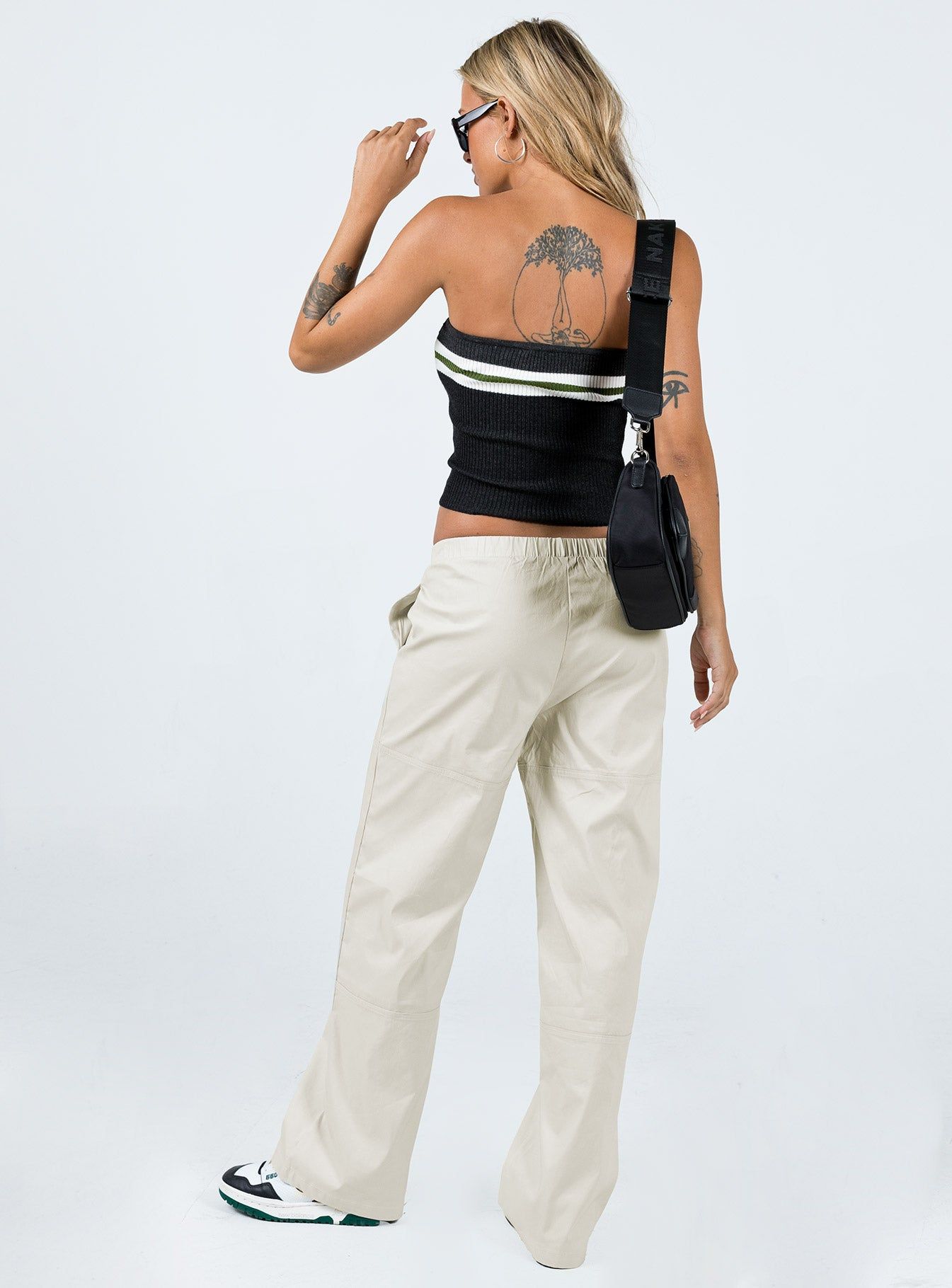 Kent Parachute Pants Beige sold by Princess Polly product image thumbnail 5