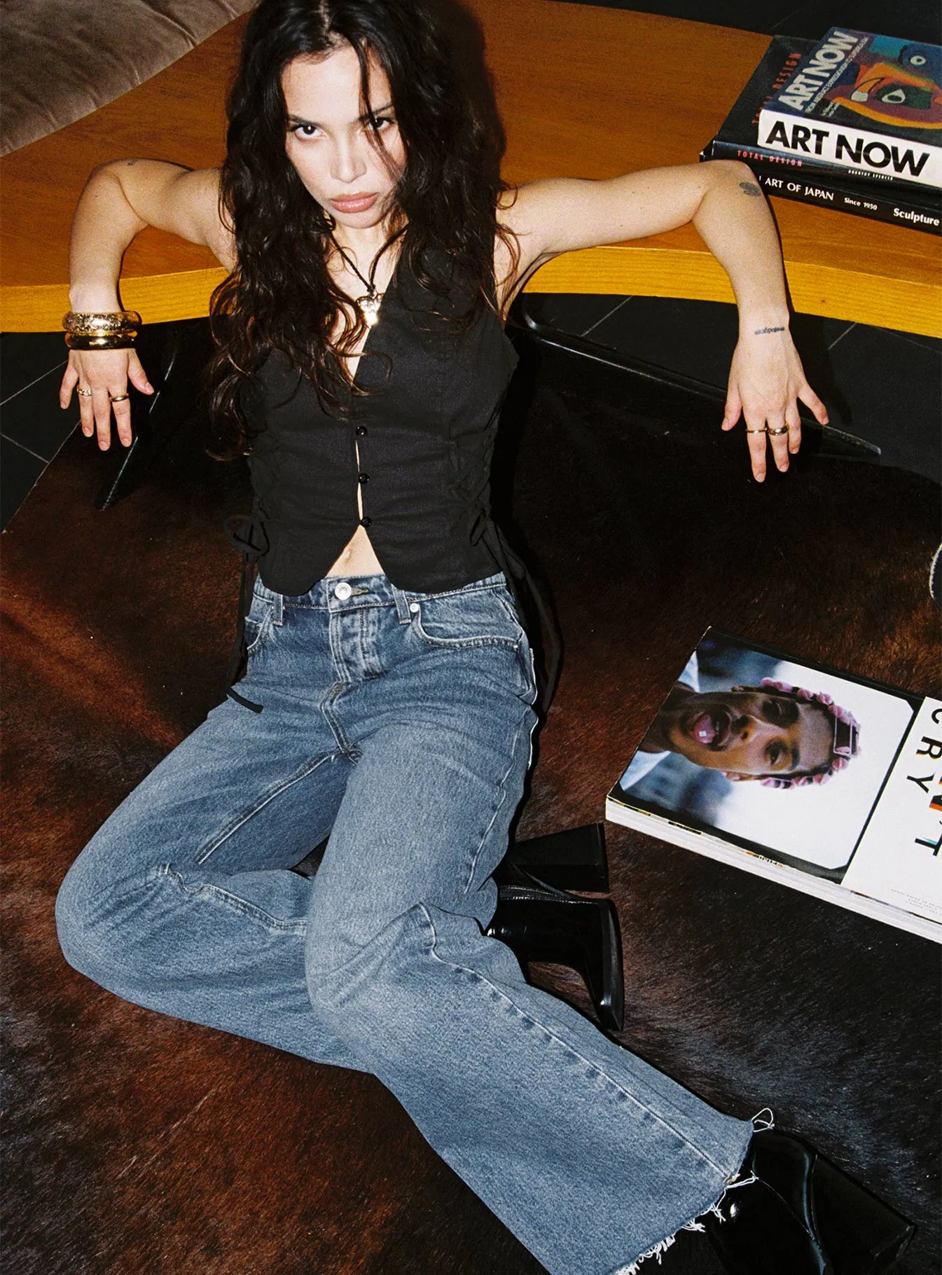 Fawcett Jeans Dark Wash Denim Petite sold by Princess Polly product image thumbnail 3