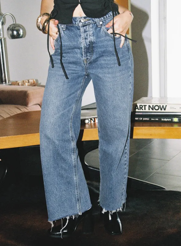 Fawcett Jeans Dark Wash Denim Petite sold by Princess Polly