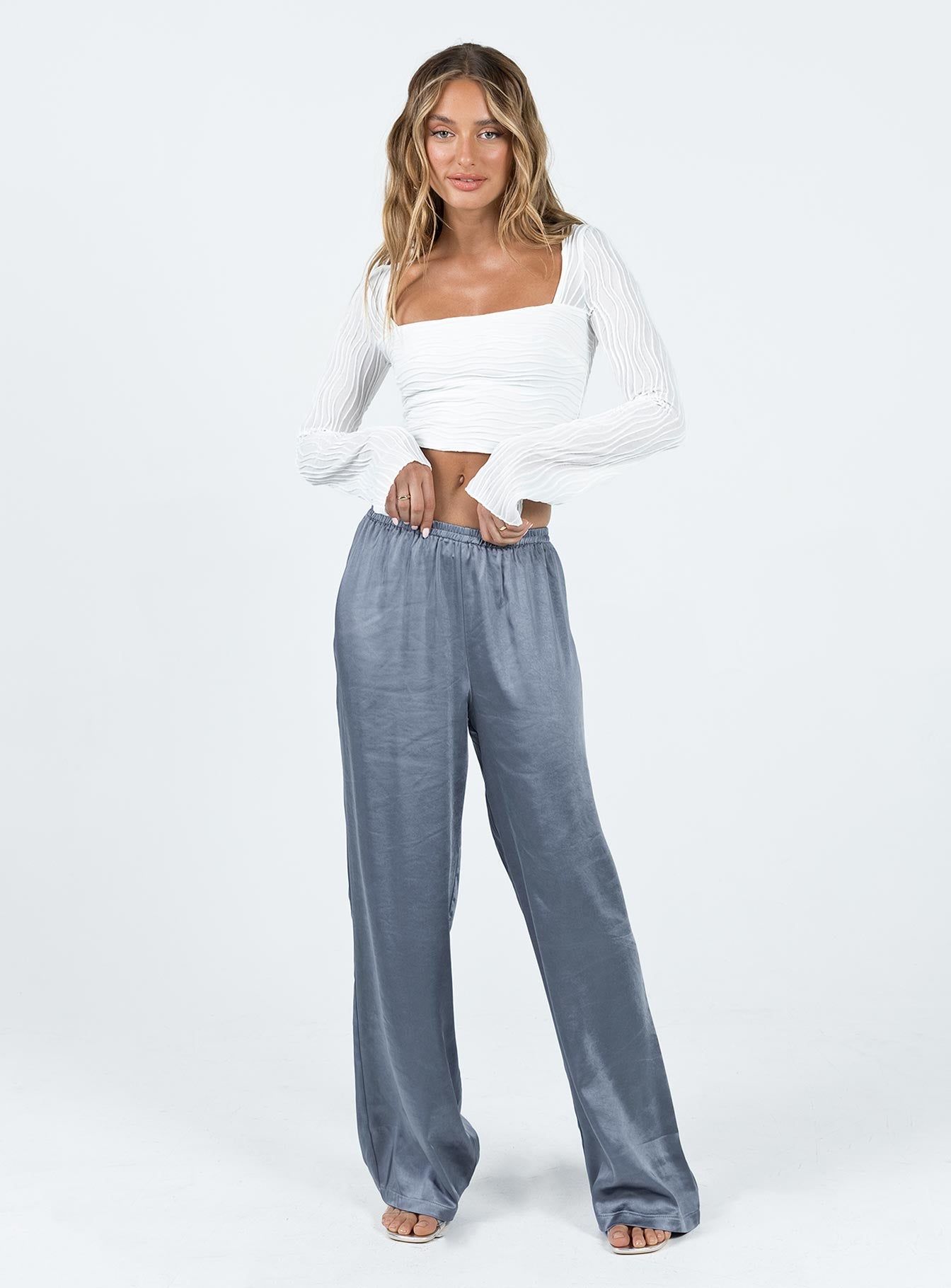 Carmela Long Sleeve Top White sold by Princess Polly product image thumbnail 3