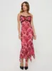 Eirini Maxi Dress Pink Floral sold by Princess Polly
