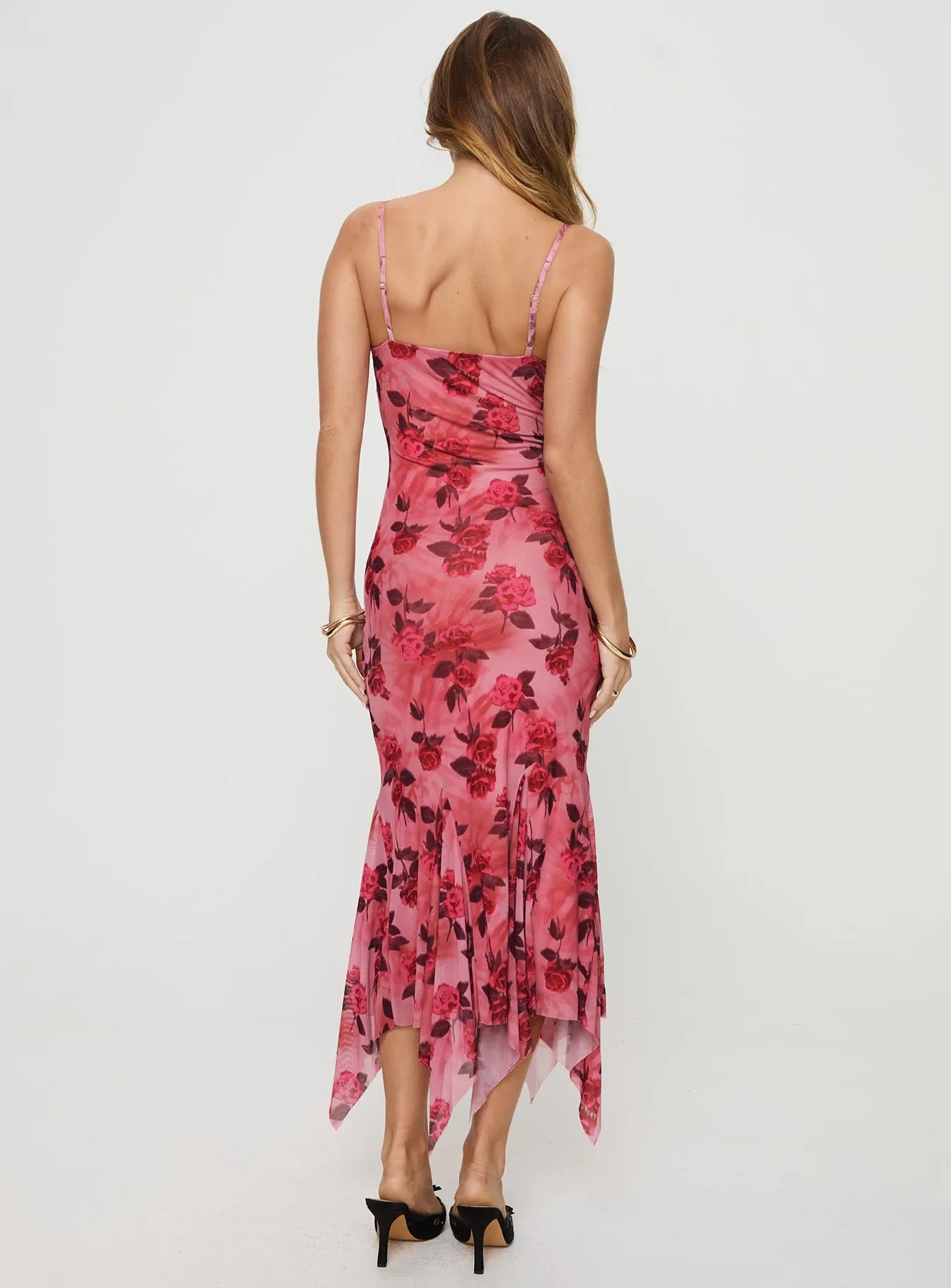 Eirini Maxi Dress Pink Floral sold by Princess Polly product image thumbnail 5