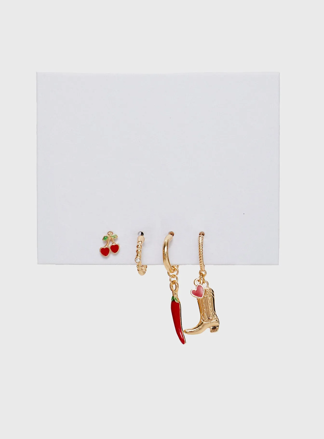Longest Ride Earring Pack Gold sold by Princess Polly product image thumbnail 3