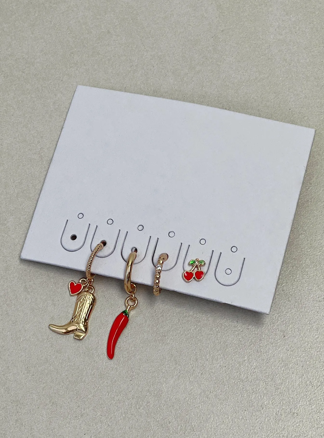 Longest Ride Earring Pack Gold sold by Princess Polly