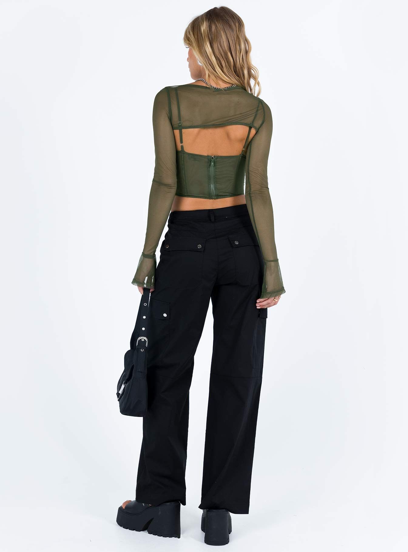 Toscan Cargo Pants Black sold by Princess Polly product image thumbnail 5