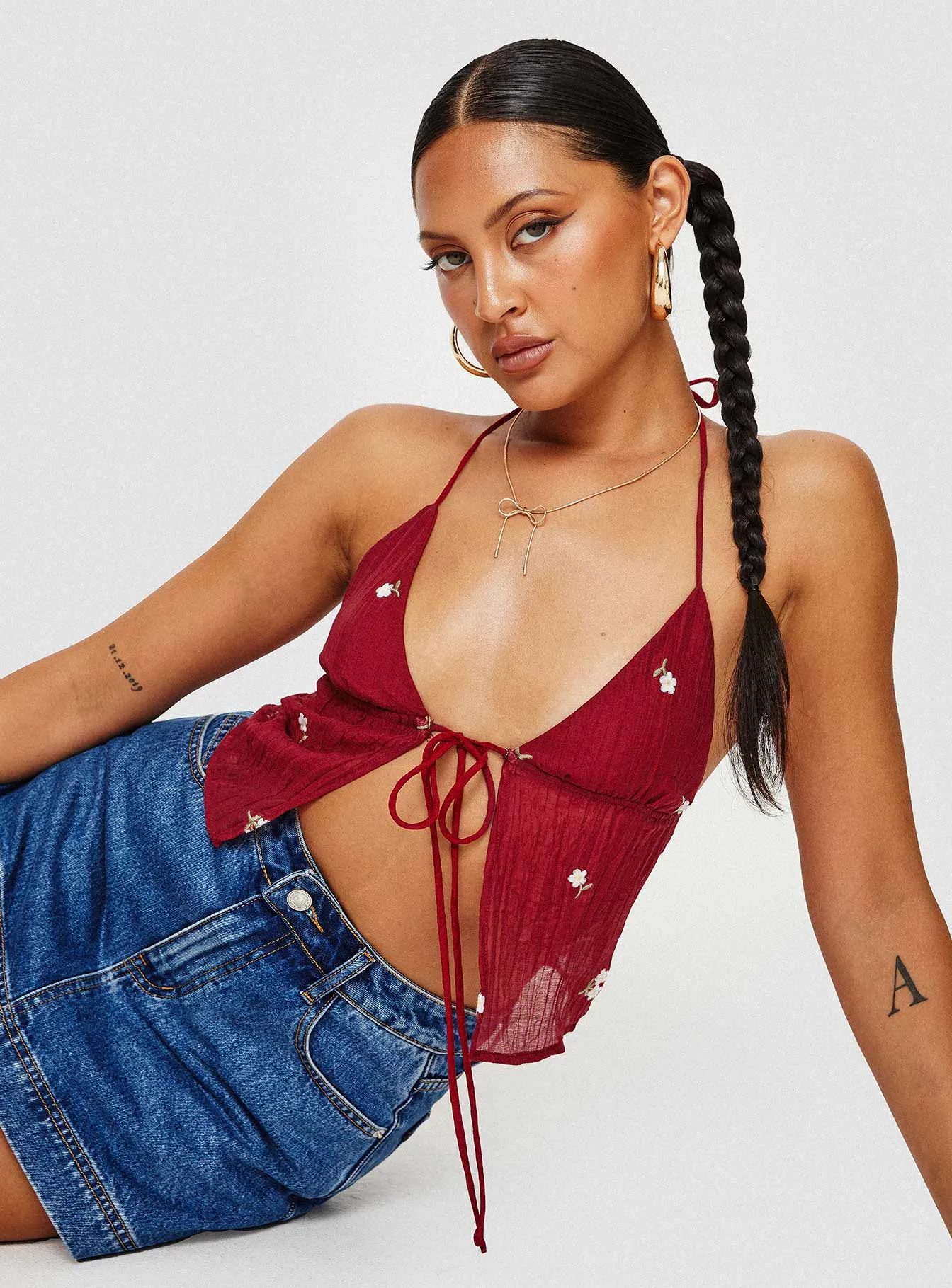 Chantria Top Red sold by Princess Polly