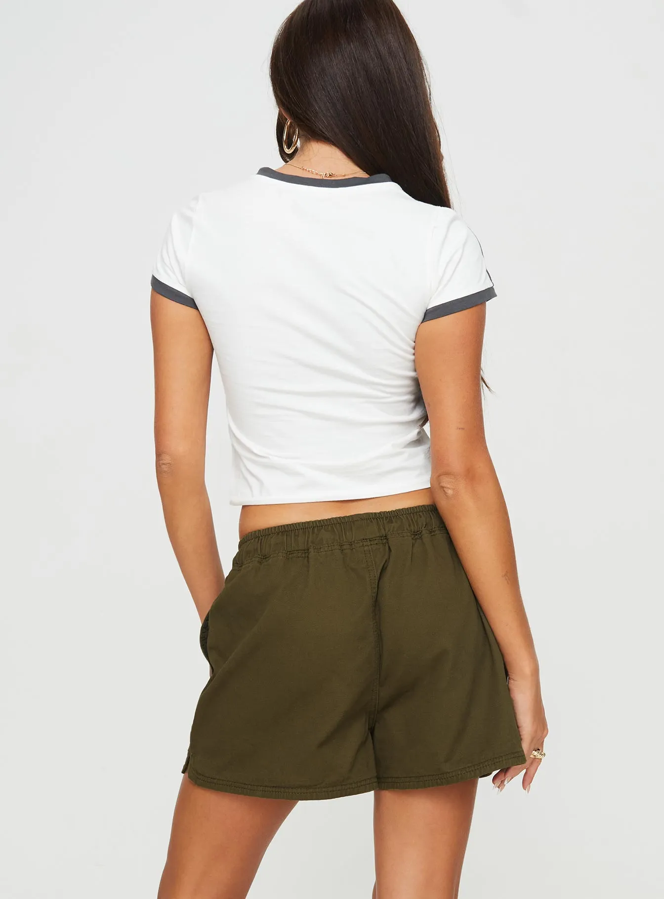 Clark Shorts Olive sold by Princess Polly product image thumbnail 5