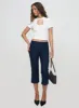 Diran Capri Trouser Indigo sold by Princess Polly