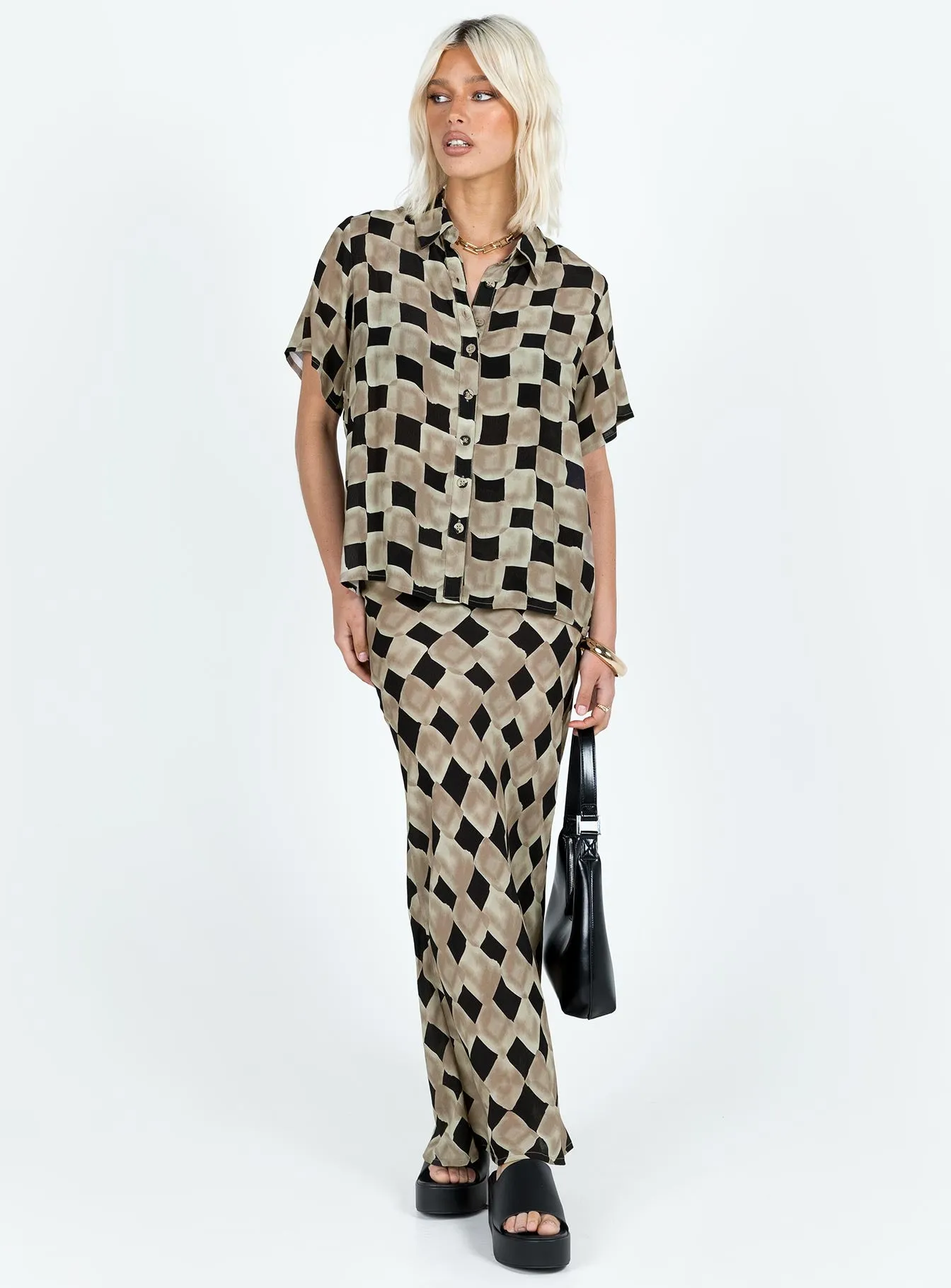 Bekka Set Brown / Black sold by Princess Polly product image thumbnail 2