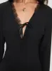 Hagner Long Sleeve Mini Dress Black sold by Princess Polly