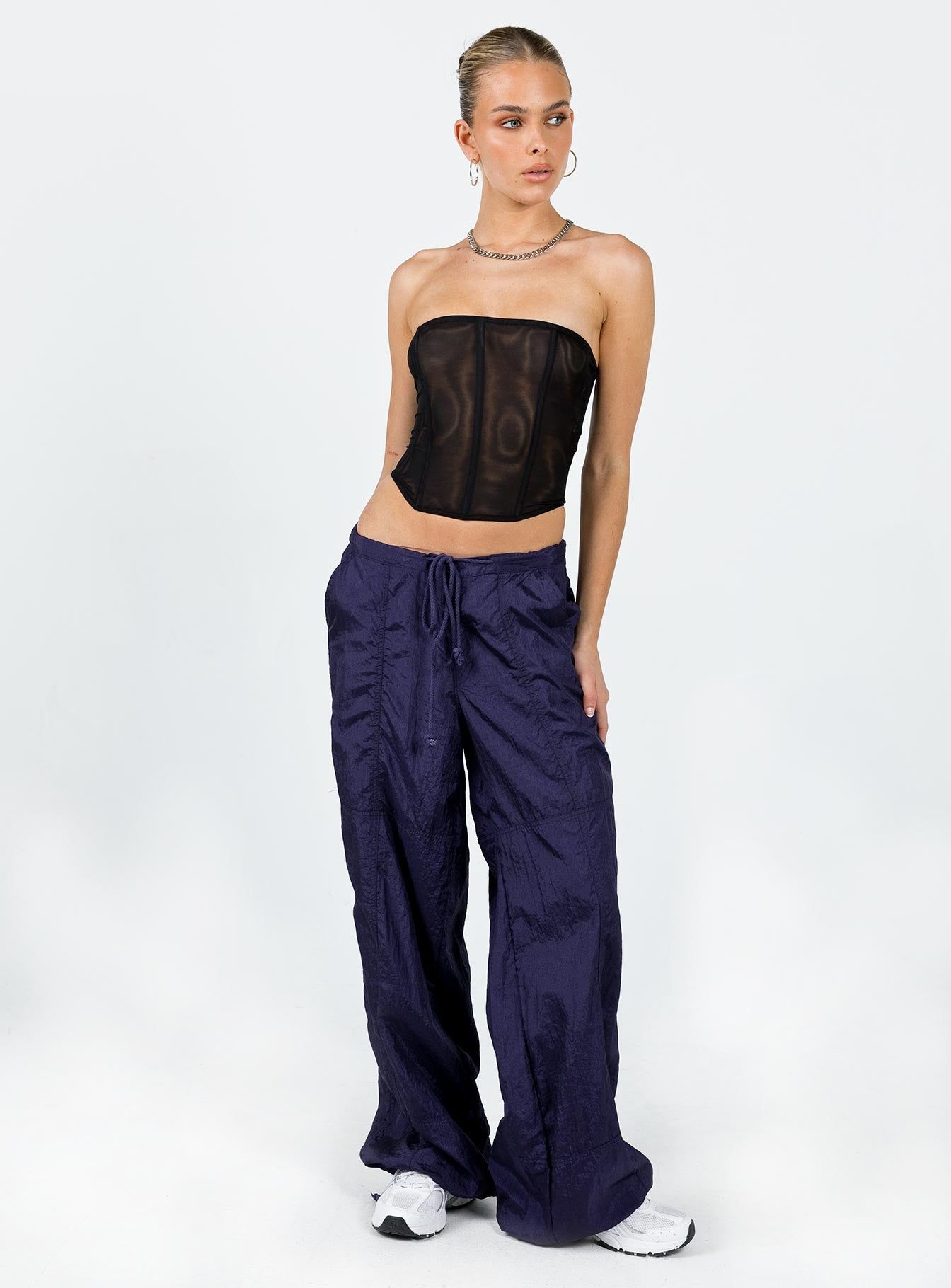 Morso Mesh Corset Top Black sold by Princess Polly product image thumbnail 2