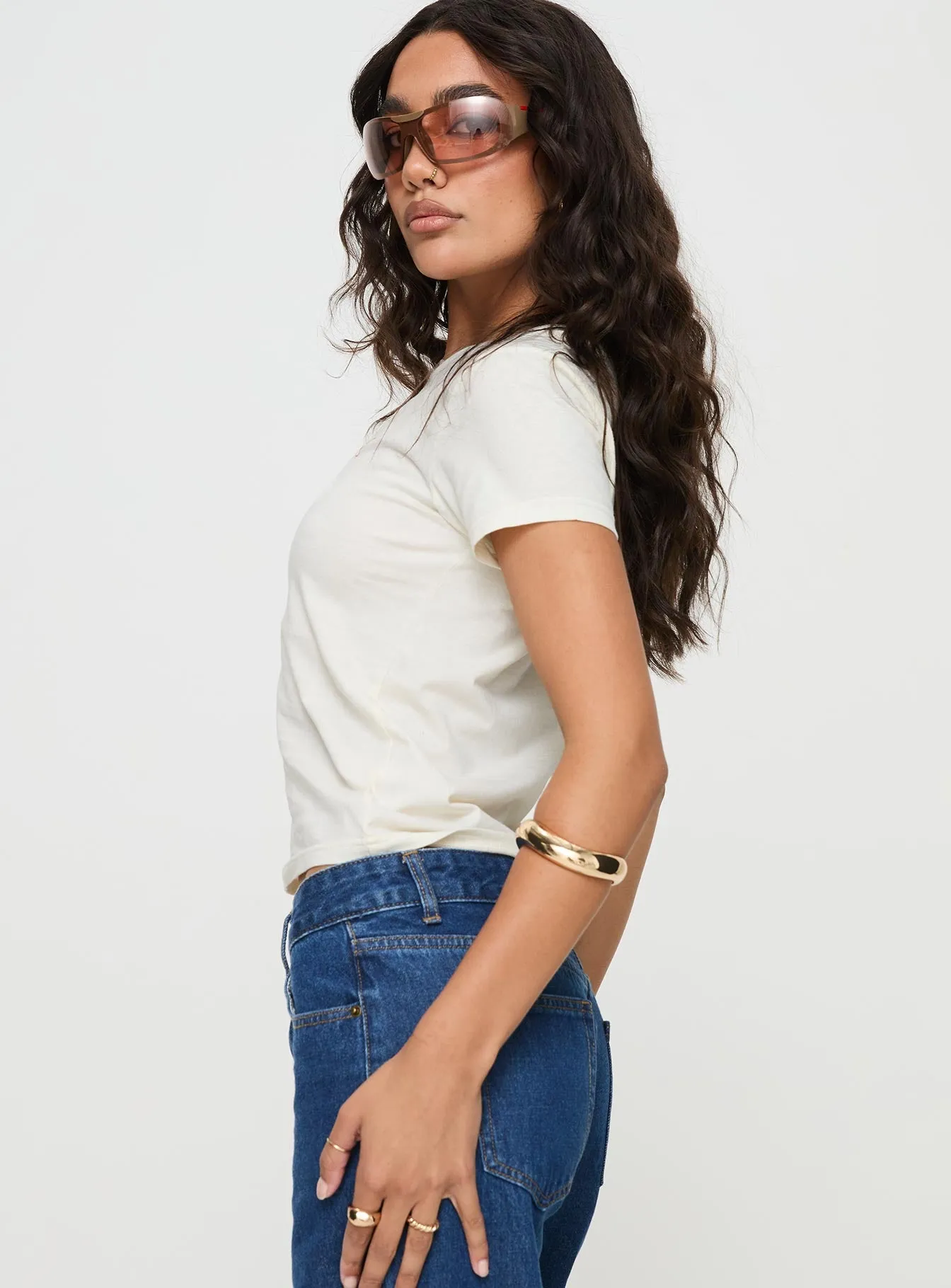 Cherry Cocktails Tee Cream sold by Princess Polly product image thumbnail 4