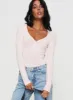 Delgado Long Sleeve Bodysuit Pink sold by Princess Polly