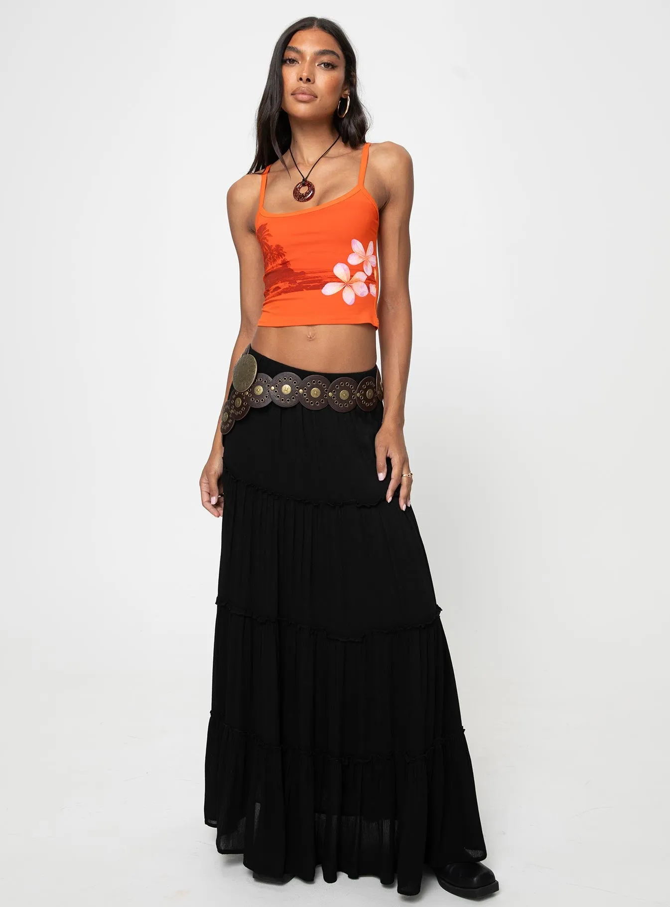 Sunset Tank Orange sold by Princess Polly product image thumbnail 3