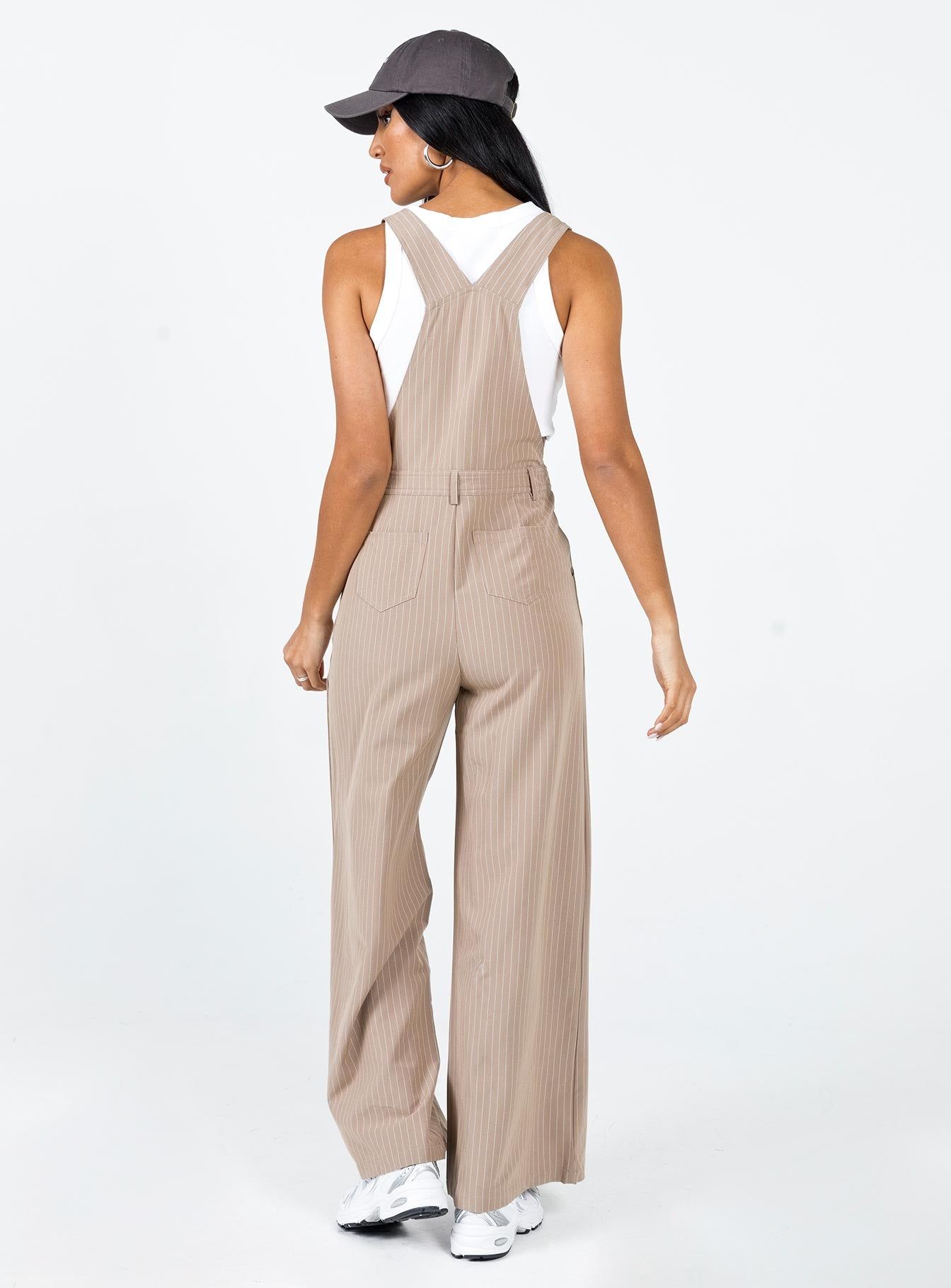 Hayden Overalls Beige sold by Princess Polly product image thumbnail 4