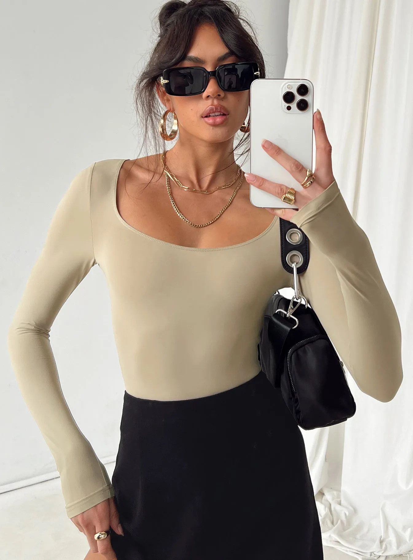 Mallard Bodysuit Brown Petite sold by Princess Polly product image thumbnail 2