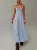 Chelsea Maxi Dress Blue sold by Princess Polly