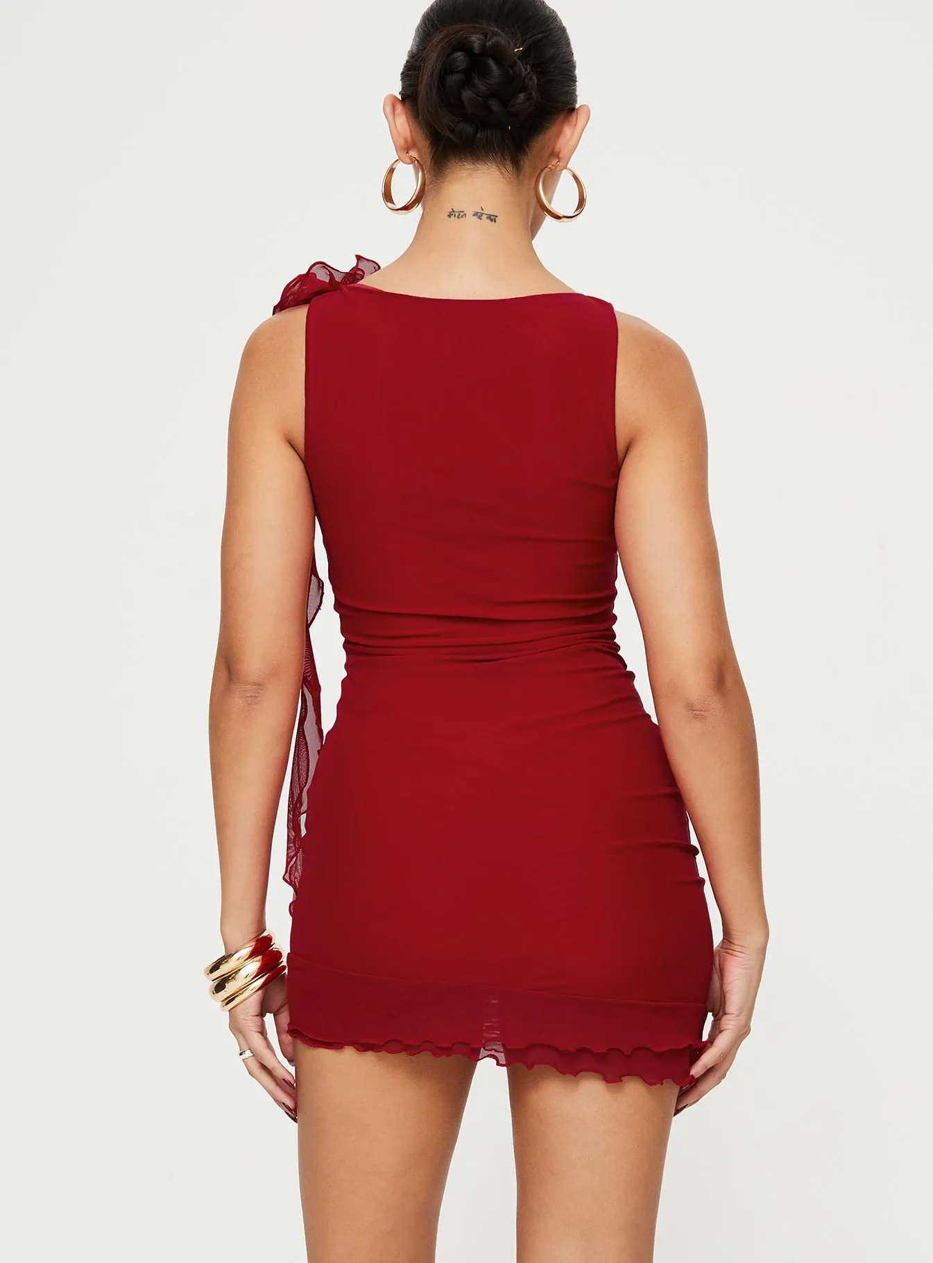 Lorello Mini Dress Red sold by Princess Polly product image thumbnail 5