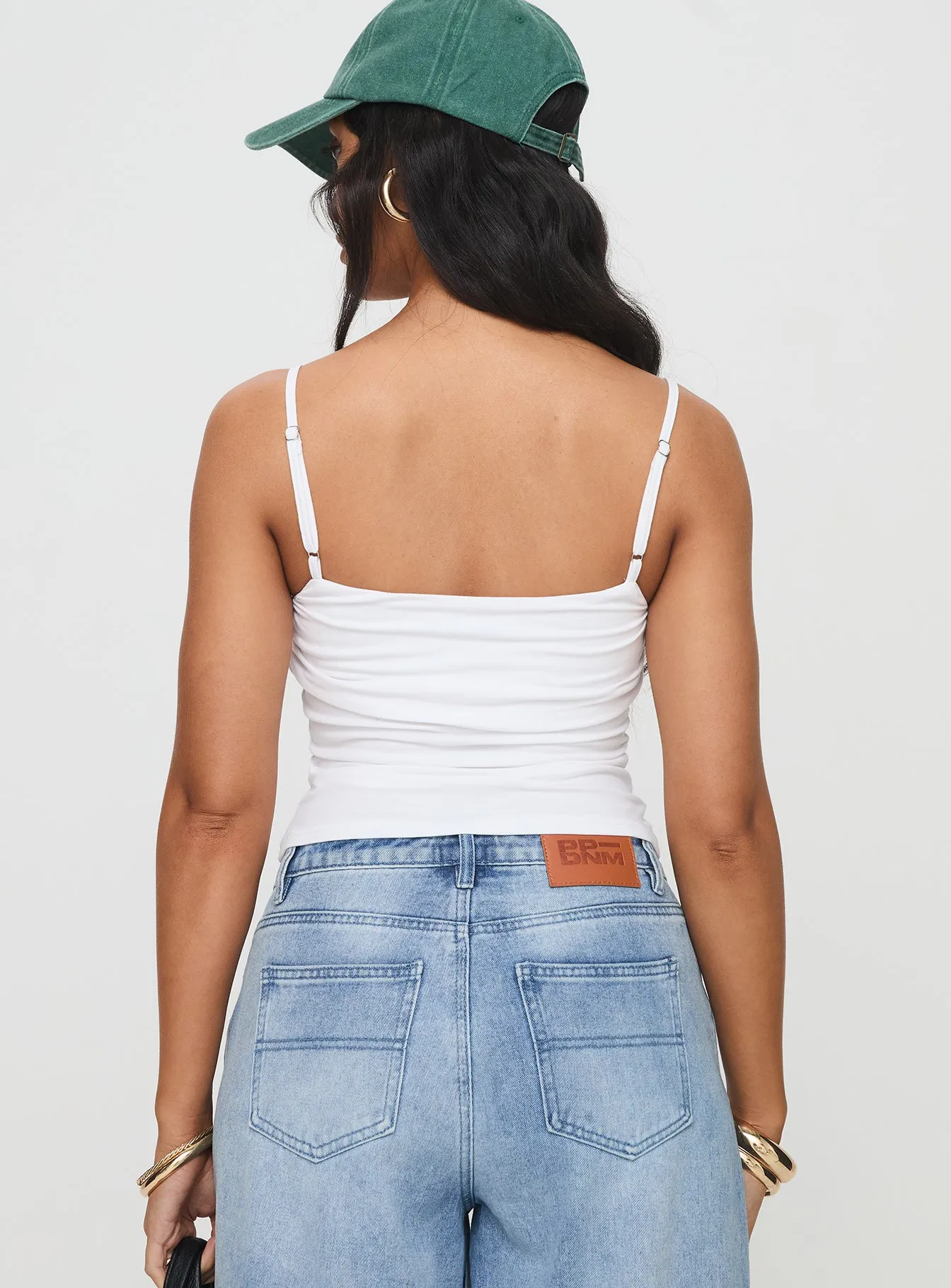 Race My Mind Top White sold by Princess Polly product image thumbnail 5