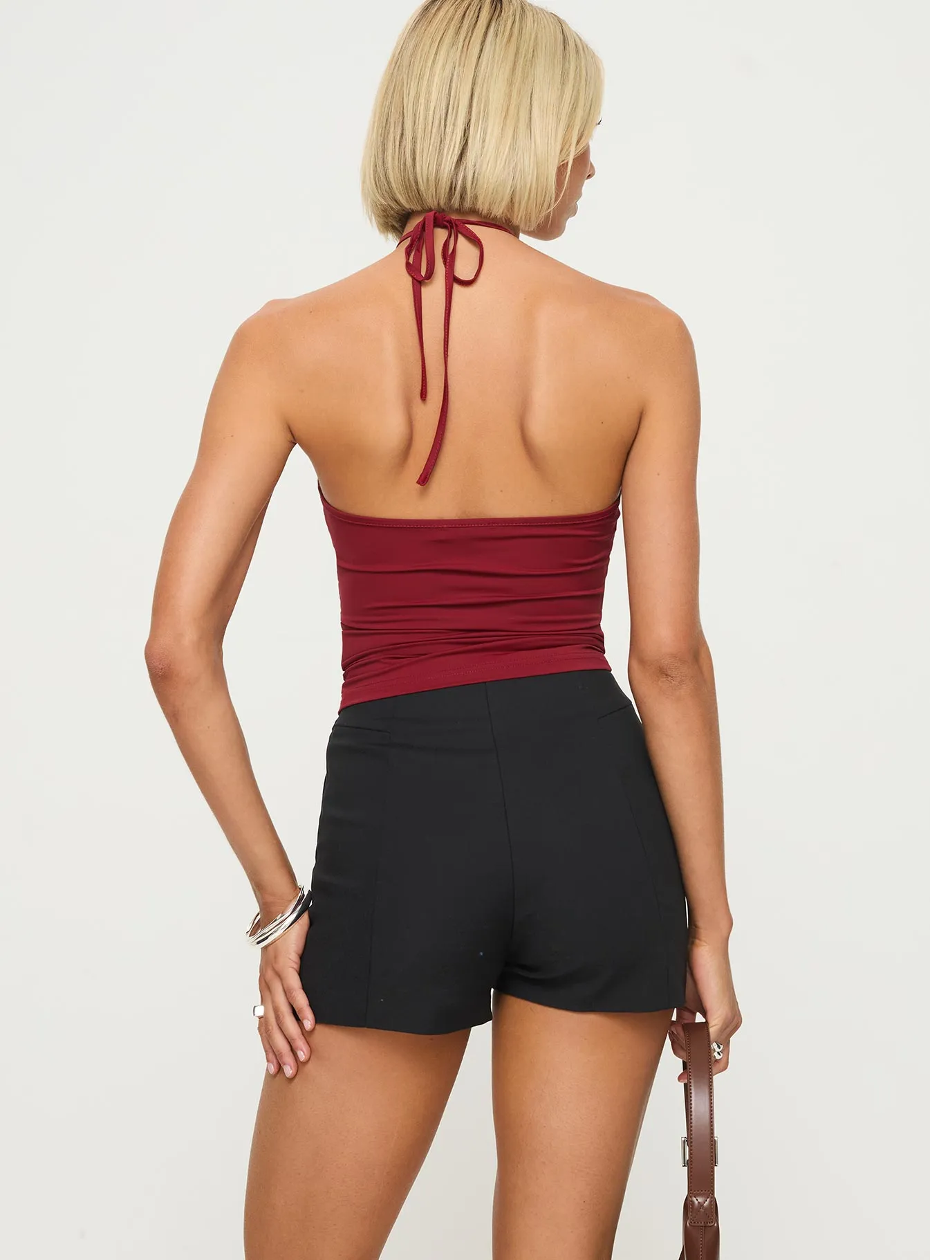 Vickie Halter Top Red sold by Princess Polly product image thumbnail 4