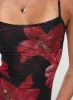 Kellers Mini Dress Black Floral Tall sold by Princess Polly