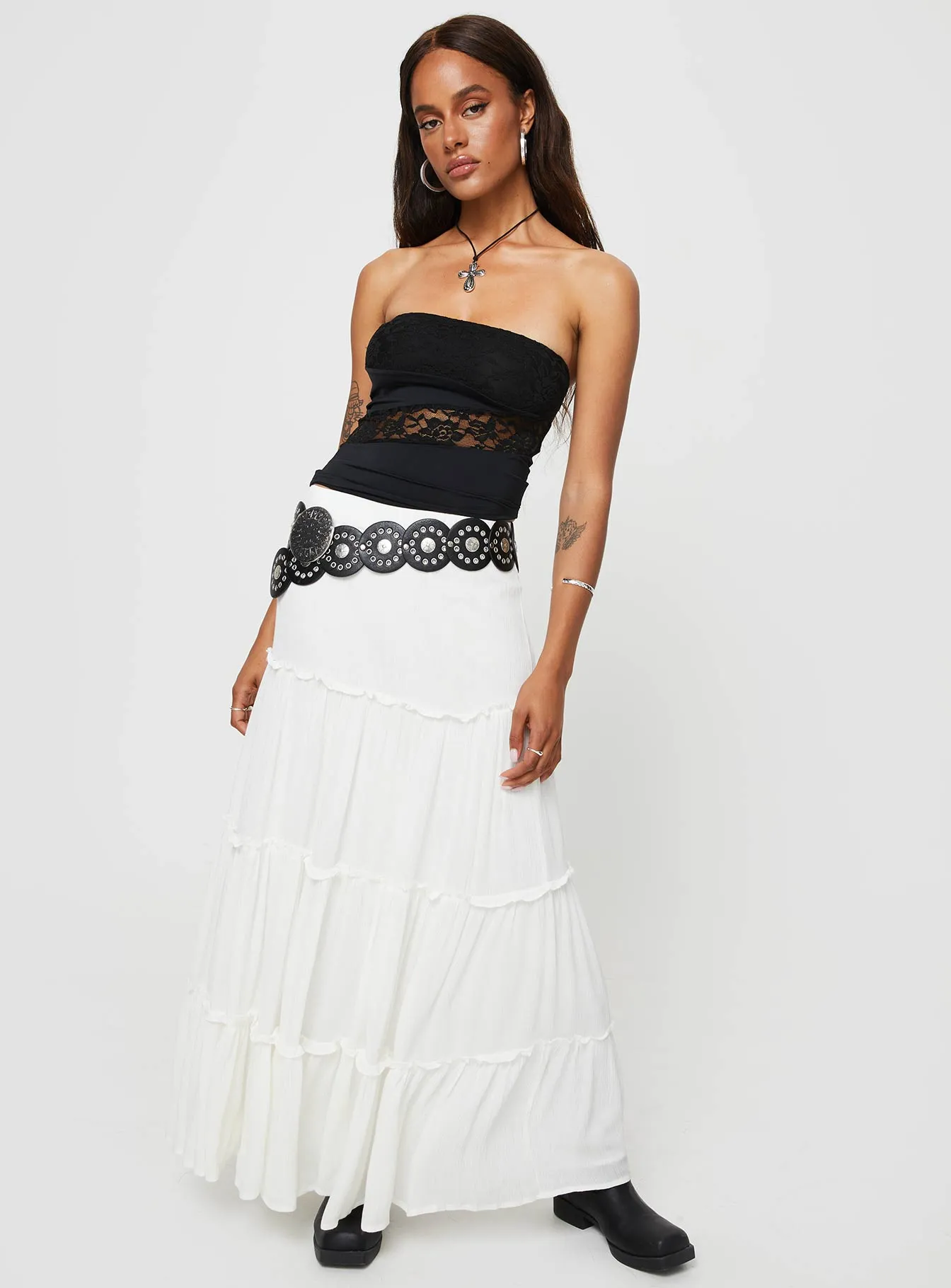 Leary Strapless Top Black sold by Princess Polly product image thumbnail 4