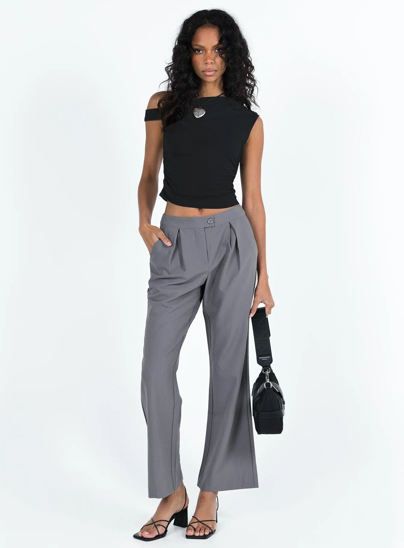 Shaw Pants Grey sold by Princess Polly product image thumbnail 3