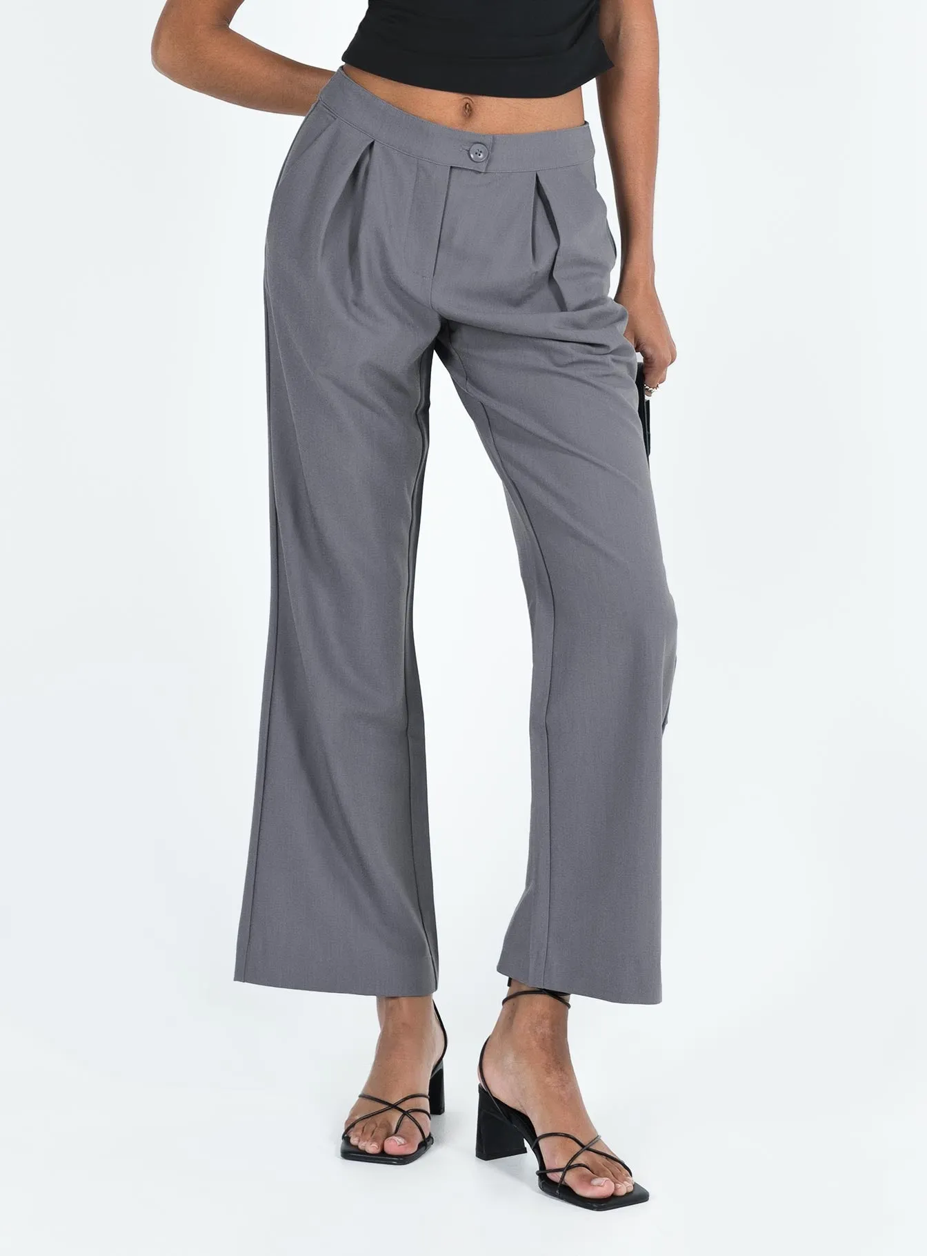 Shaw Pants Grey sold by Princess Polly product image thumbnail 2